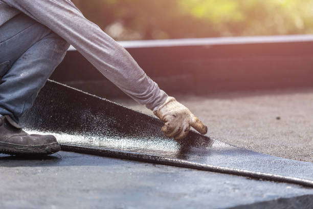 Professional Exterior Waterproofing technician working in Broad Run, VA